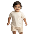 Camiseta Bebê Menino Com Bolsinho Em Algodão Premium