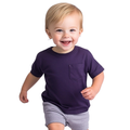 Camiseta Bebê Menino Com Bolsinho Em Algodão Premium